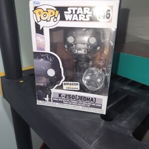 Funko Pop! Star Wars K-2SO (Jedha) Figure - Black and Gray